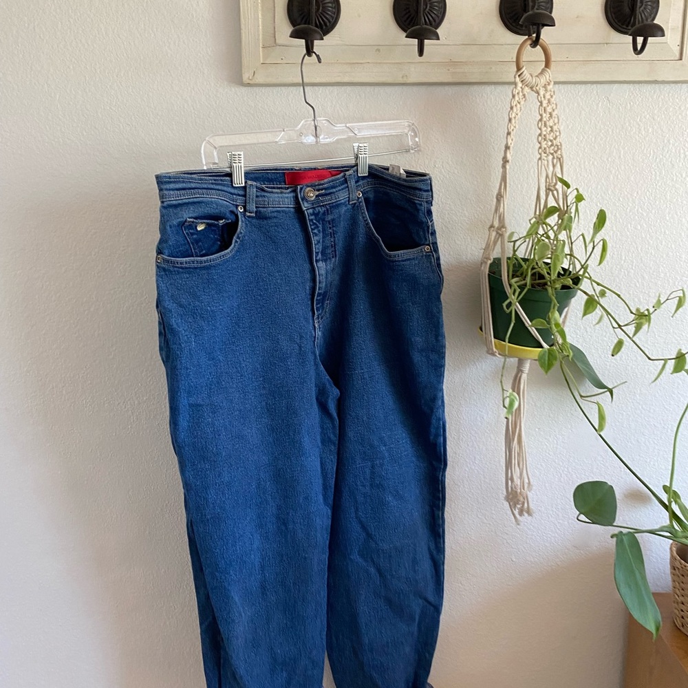 High Rise Blue Jeans - Picture 4 of 5